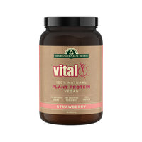 Vital 100% Natural Plant Protein Vegan Strawberry 1kg