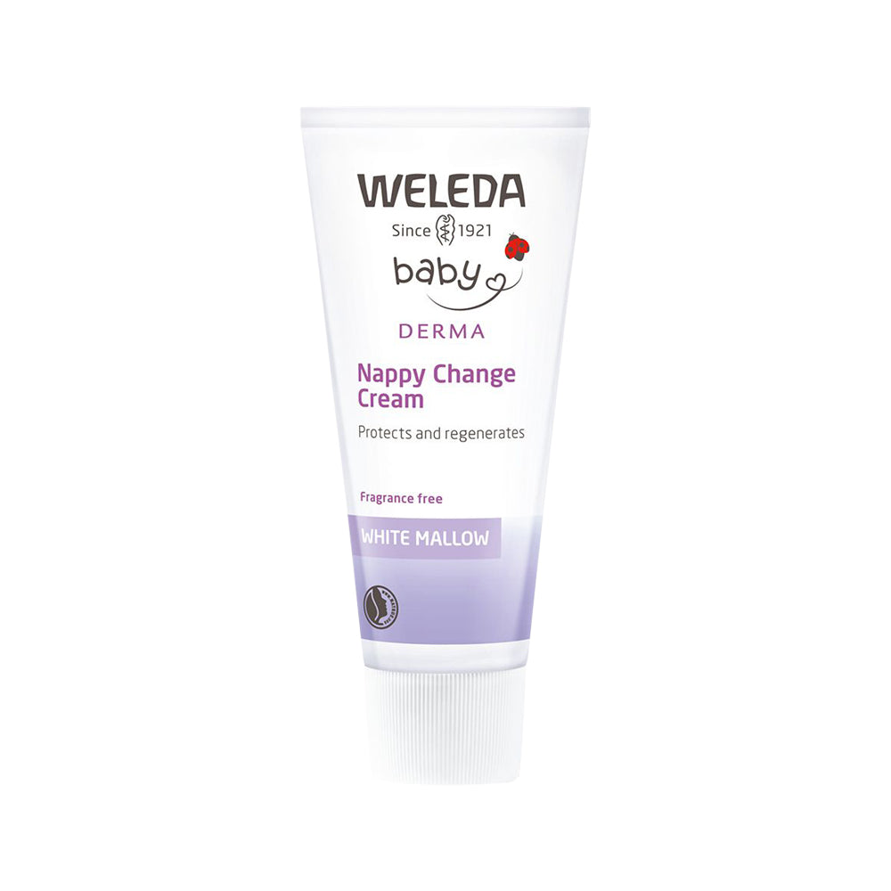 Weleda Baby Derma Org Nappy Change Cream White Mallow Frag Free 50ml