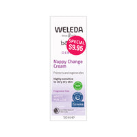 Weleda Baby Derma Org Nappy Change Cream White Mallow Frag Free STICKERED 50ml
