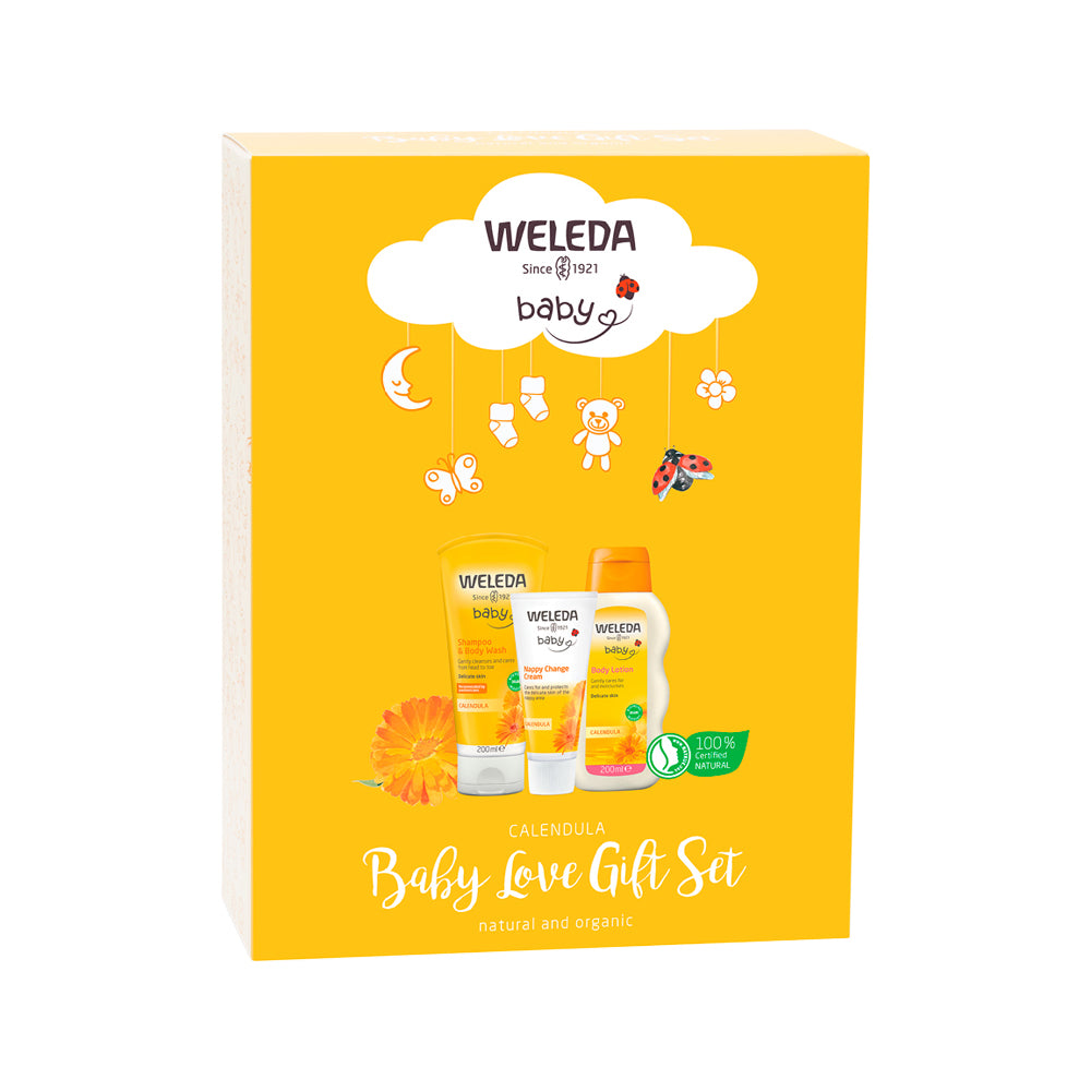 Weleda Baby Org Love Gift Set Calendula x 3 Pack
