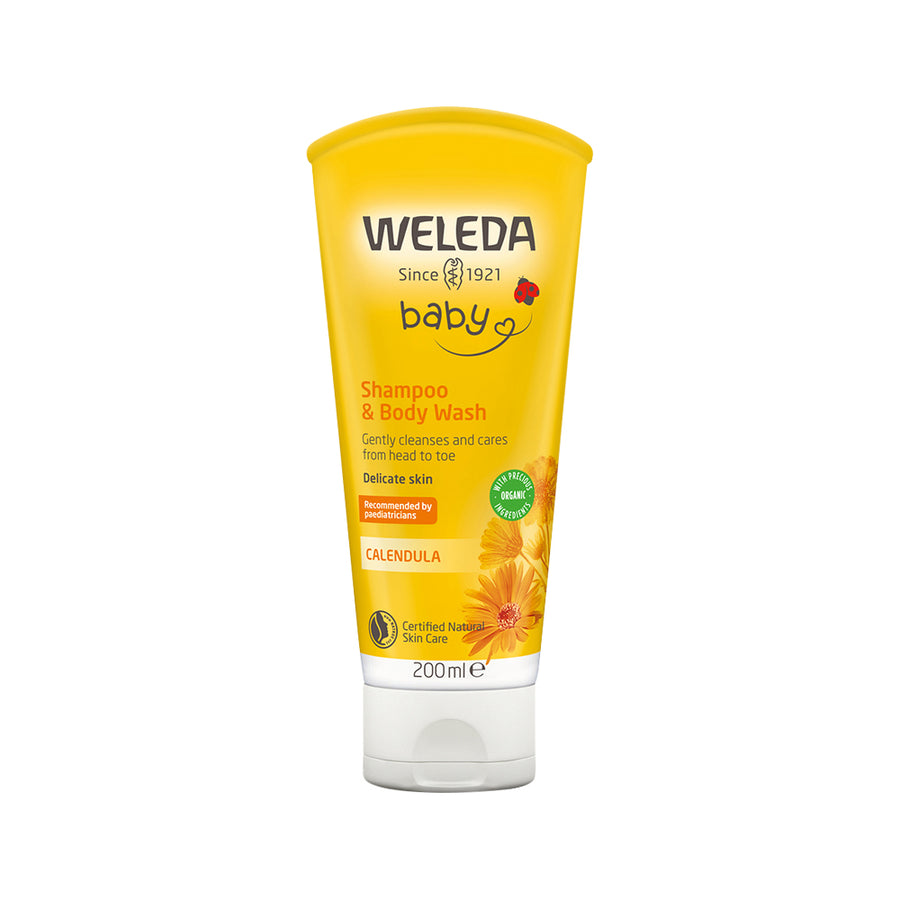 Weleda Baby Org Shampoo and Body Wash Calendula 200ml