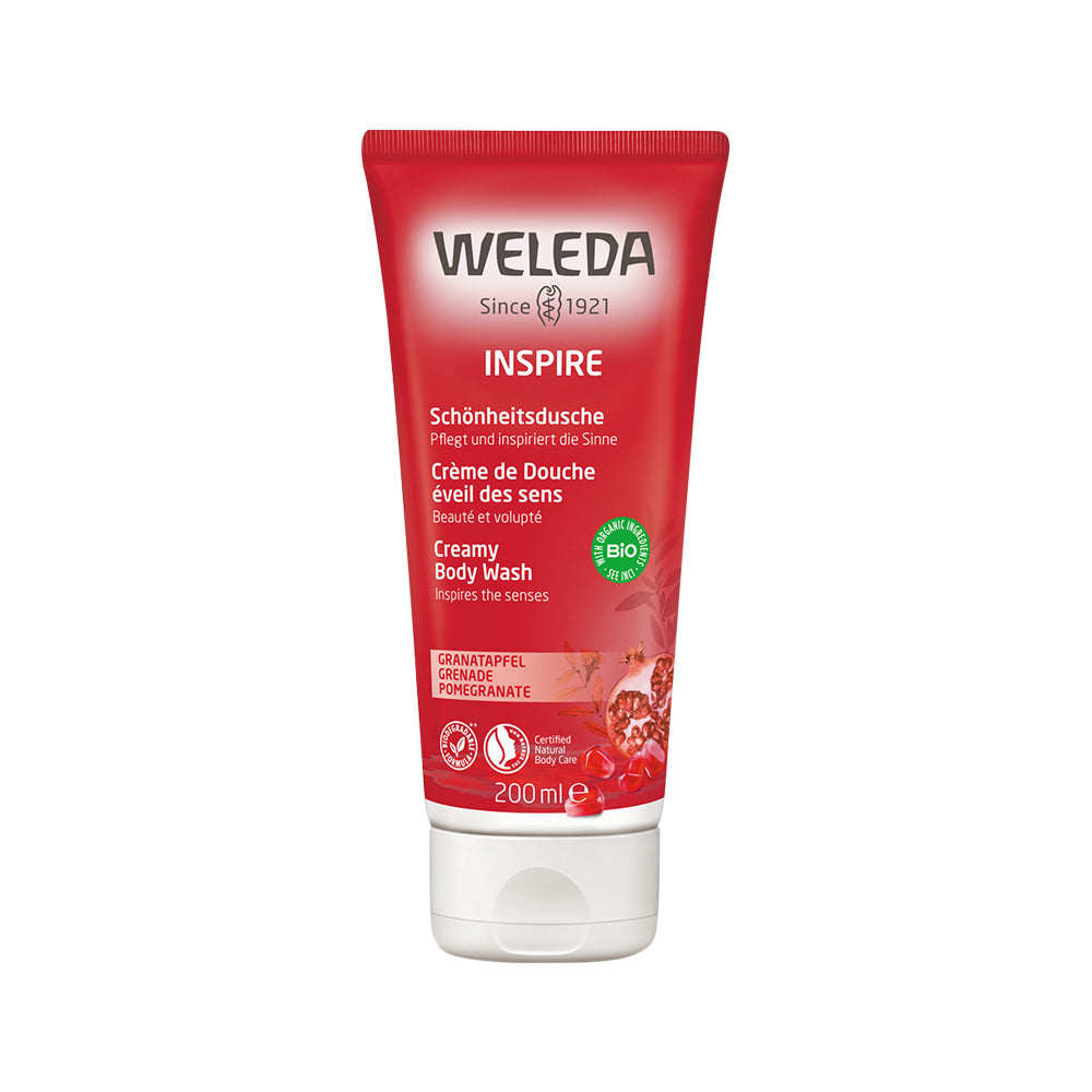 Weleda Org Body Wash Creamy Inspire (Pomegranate) 200ml