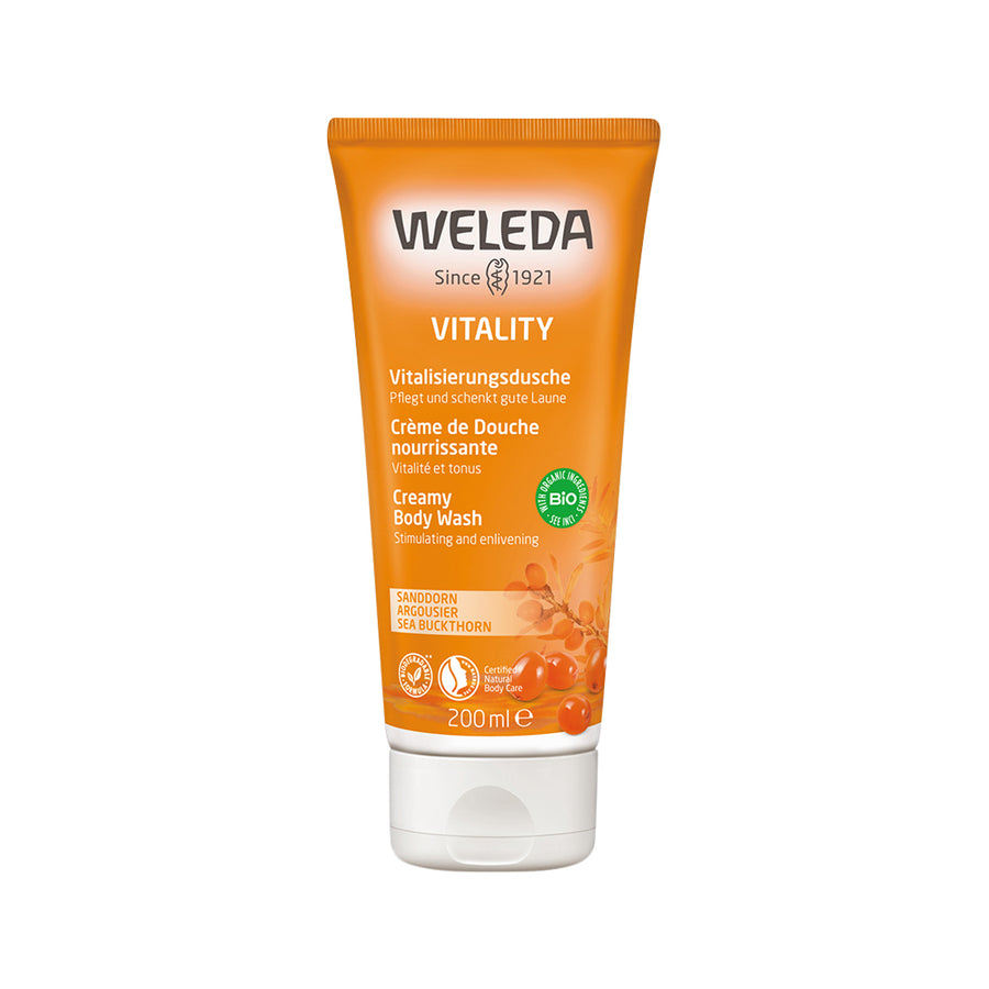 Weleda Org Body Wash Creamy Vitality (Sea Buckthorn) 200ml