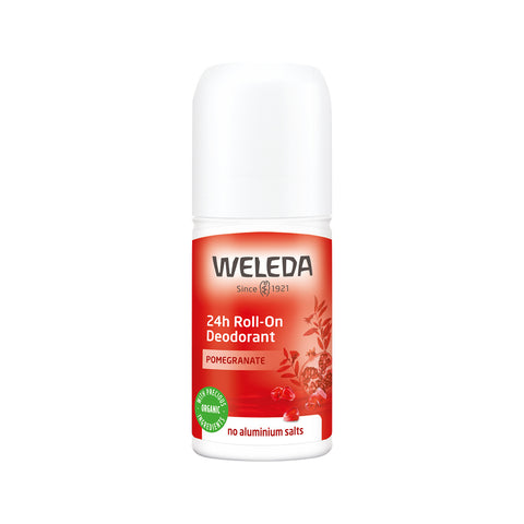 Weleda Org Deodorant Roll On 24hr Pomegranate 50ml