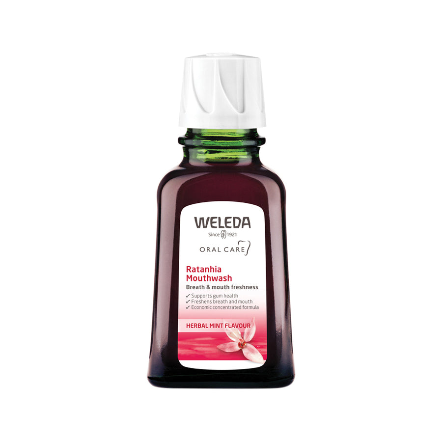 Weleda Org Oral Care Mouthwash Ratanhia (Herbal Mint) 50ml