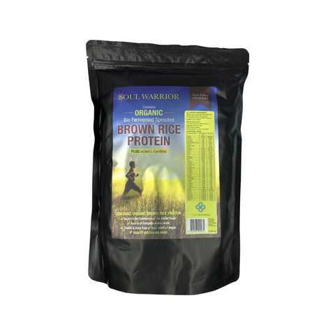 Wise Nut. Soul Warrior Org Protein Brown Rice Chocolate w Carnitine 1kg