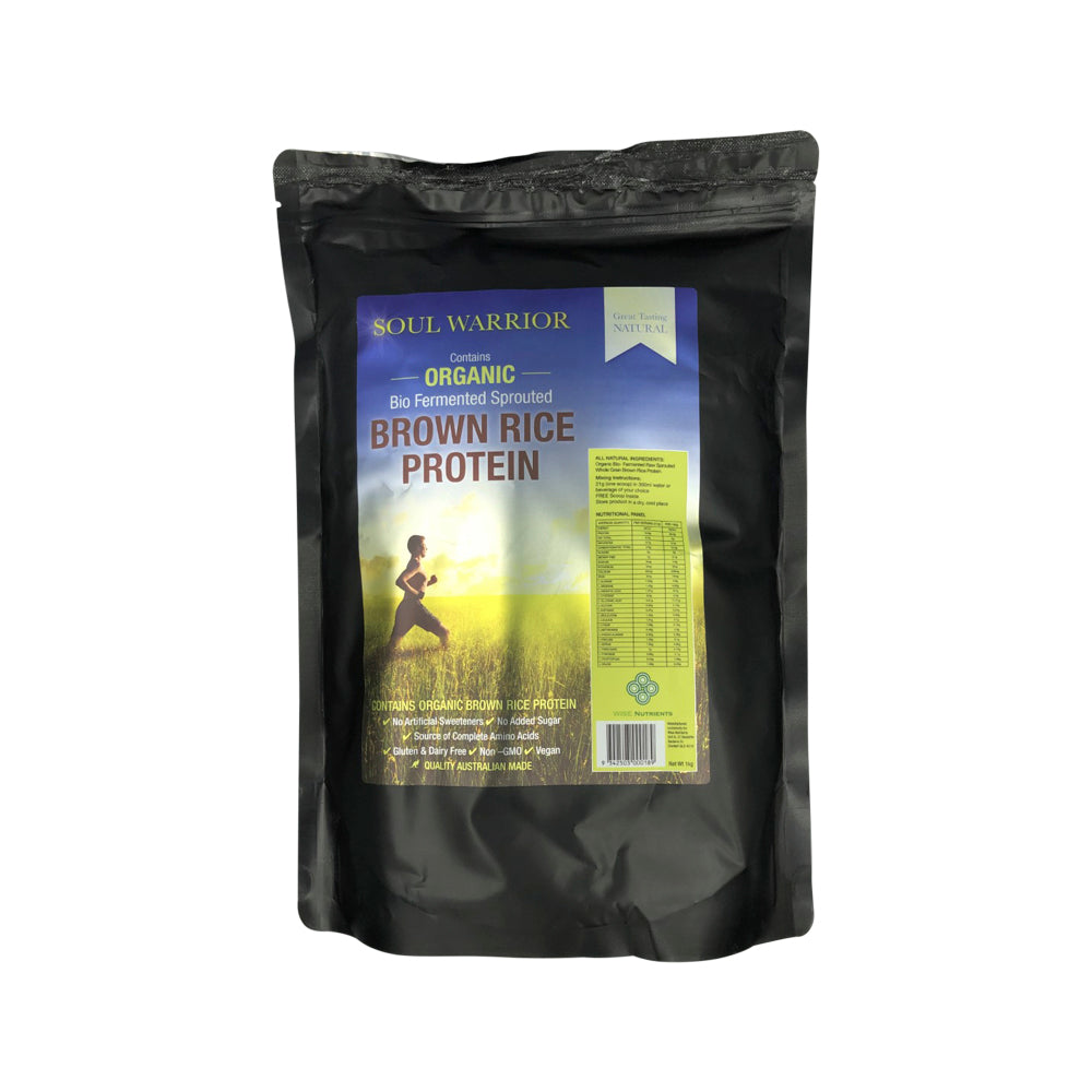 Wise Nut. Soul Warrior Org Protein Brown Rice Natural 1kg
