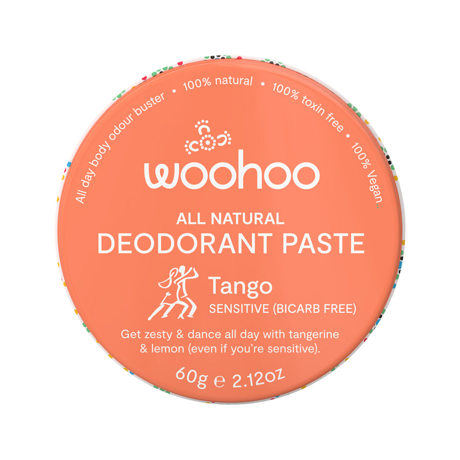Woohoo Deodorant Paste Tango (Sensitive) Tin 60g