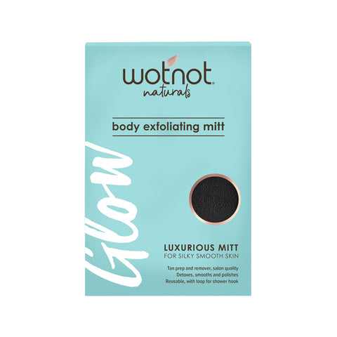 Wotnot Nat Glow Mitt Body Exfoliating