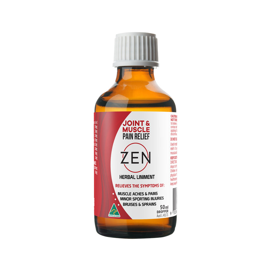 Zen Joint and Muscle Pain Relief Herbal Liniment Dropper 50mL